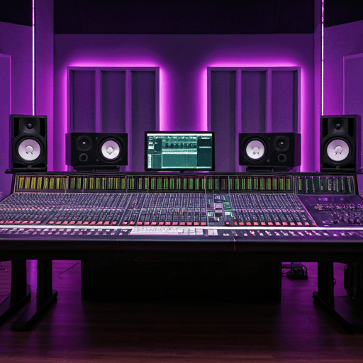 Estudio profissional de producao musical